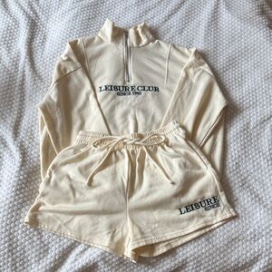 Cream Women's Loungewear Set